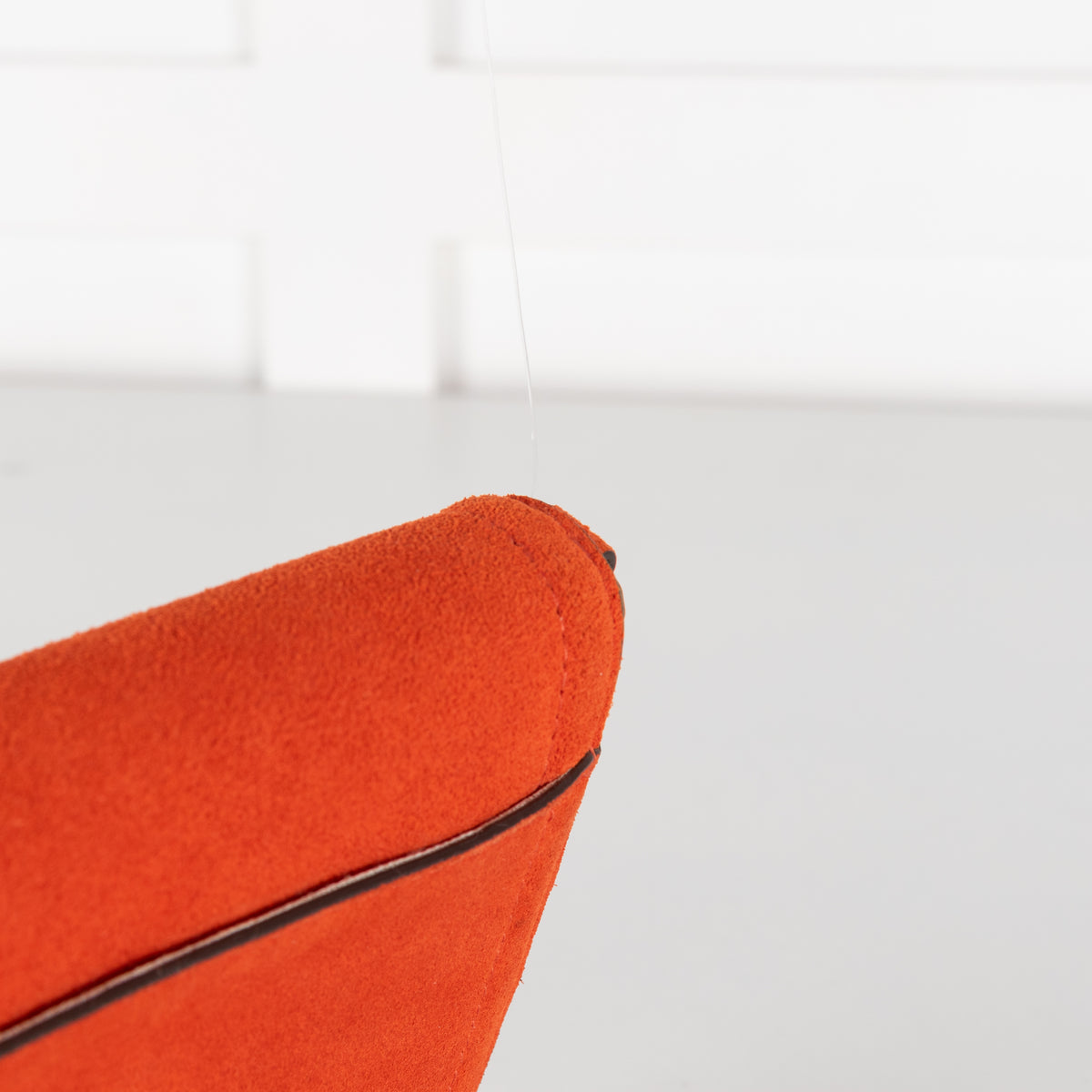 Tory Burch Orange Suede Crossbody Tassel Bag