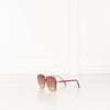 Givenchy Red Frame Oversized Sunglasses