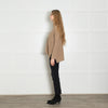 Weekend Max Mara Beige Chunky Wool Cardigan