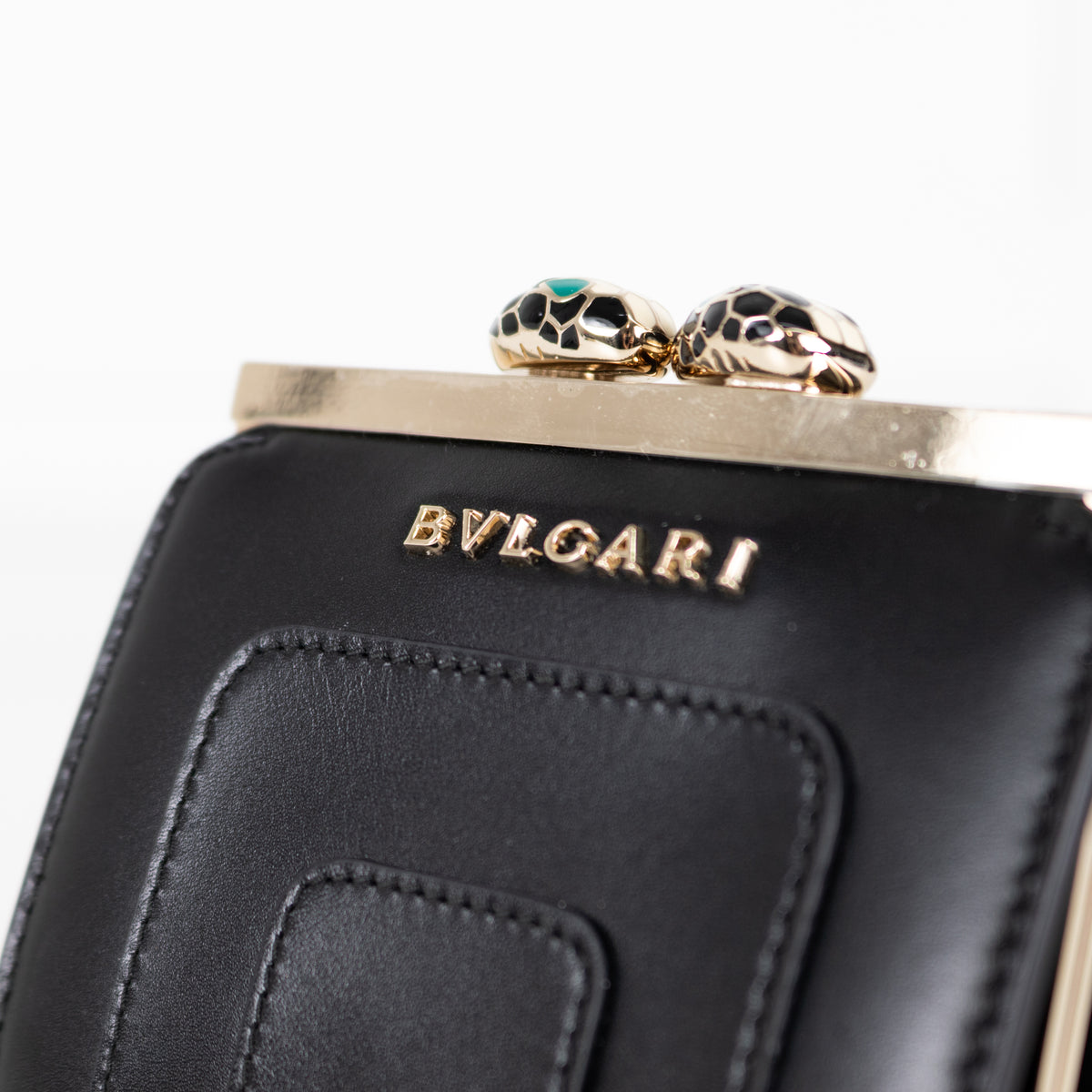 Bvlgari Black Serpenti Small Purse