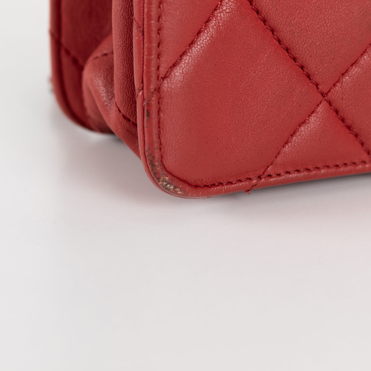 Chanel 2.55 Reissue Vintage Red Aged Calfskin Leather Shoulder Bag