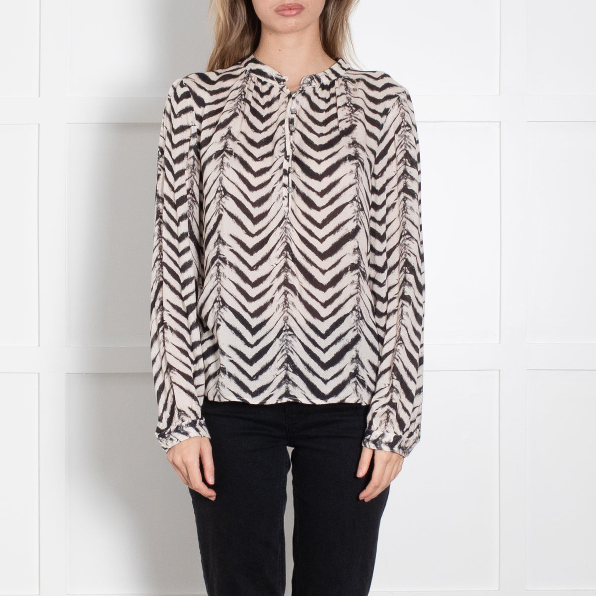 Bella Dahl Zebra Print Blouse