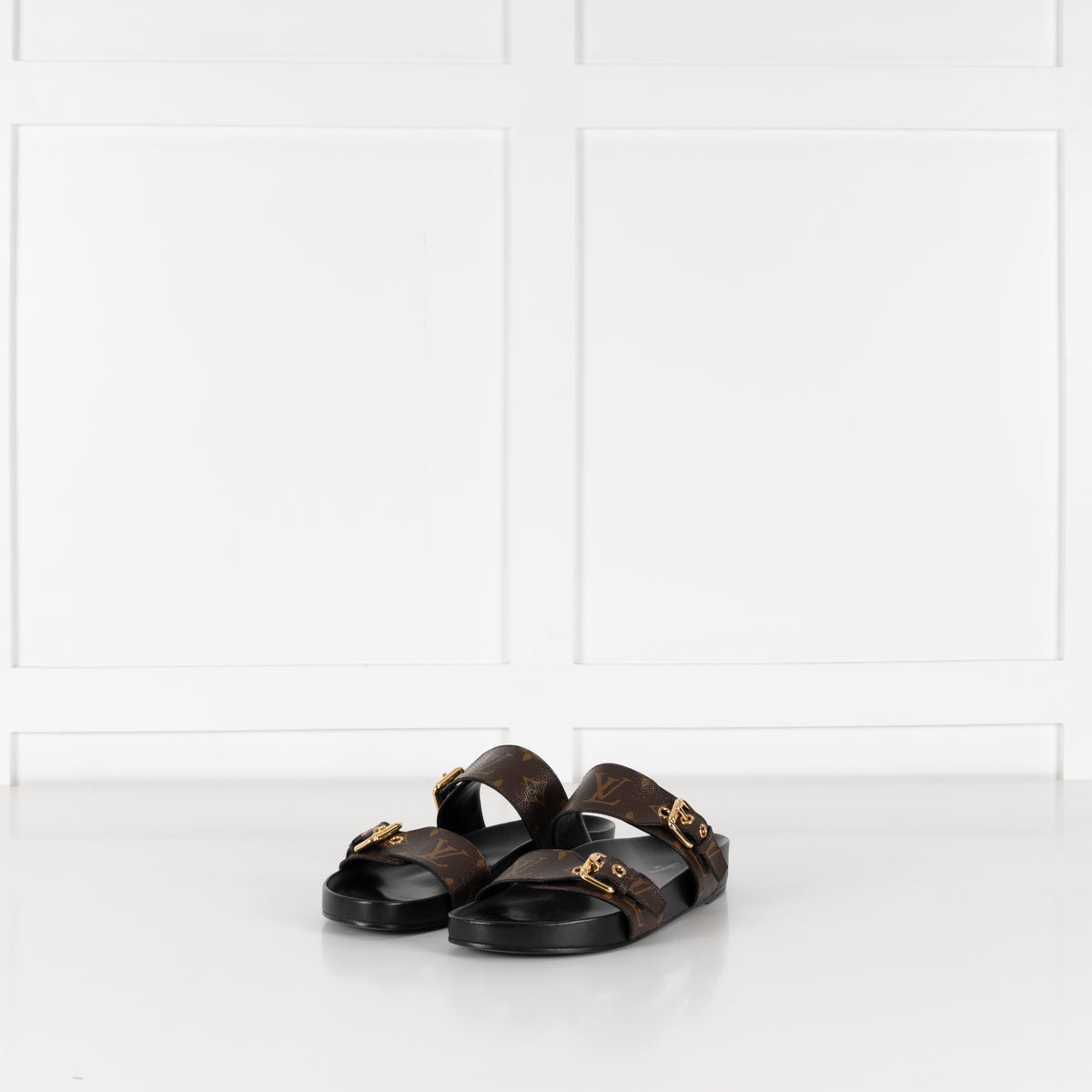 Louis Vuitton Monogram Bom Dia Buckle Strap Sandals