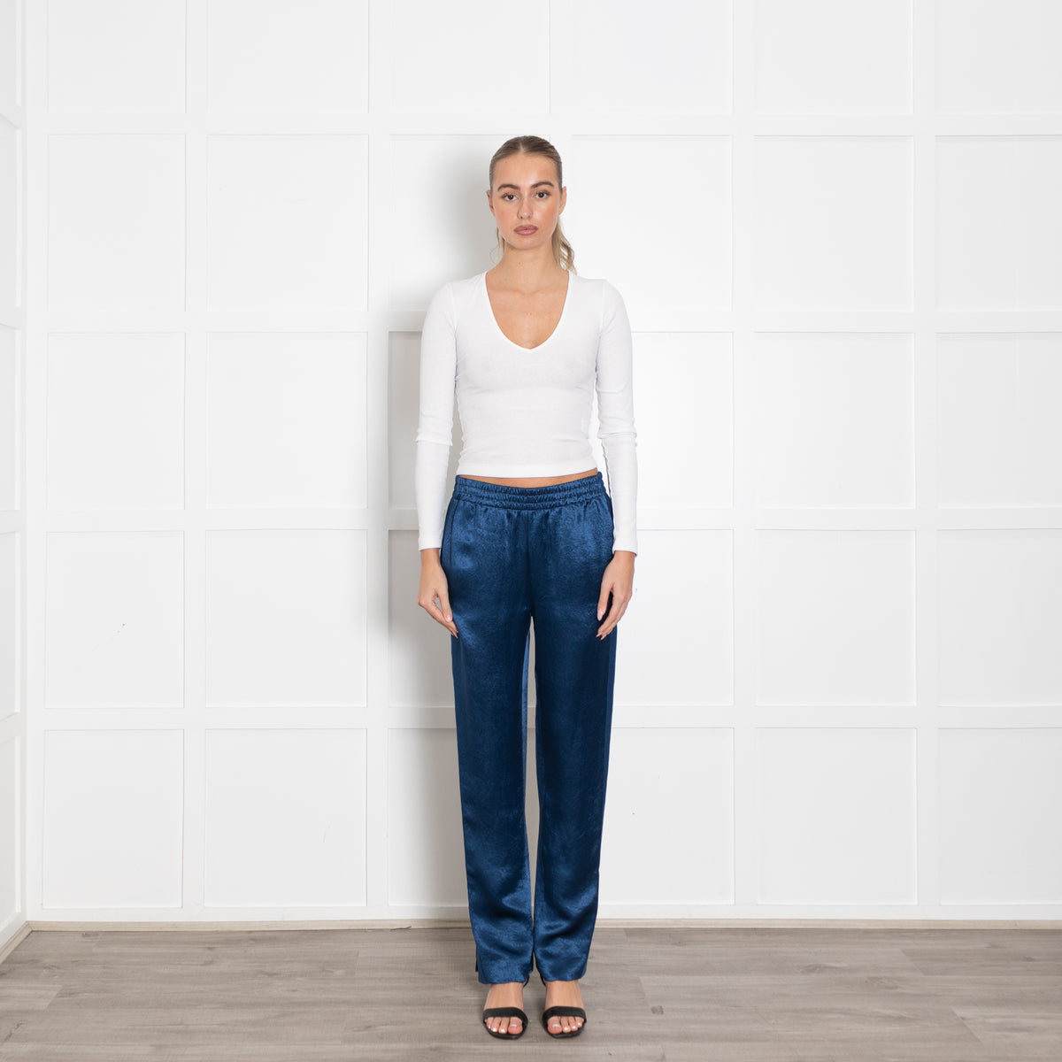 Rag & Bone Blue Side Stripe Trousers