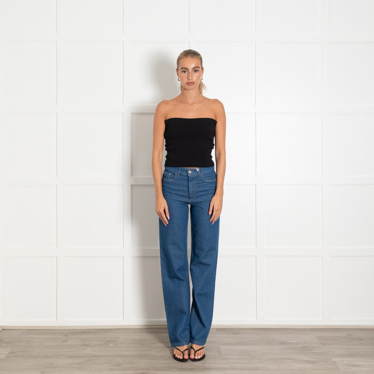 Wandler Blue Poppy Denim Jeans
