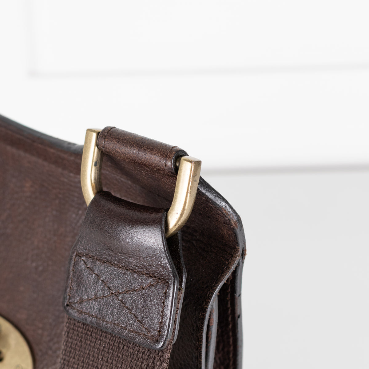 Mulberry Brown Leather Antony Messenger Cross Body Bag