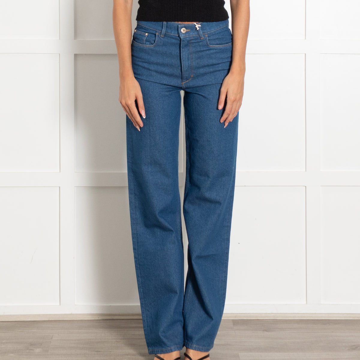 Wandler Blue Poppy Denim Jeans