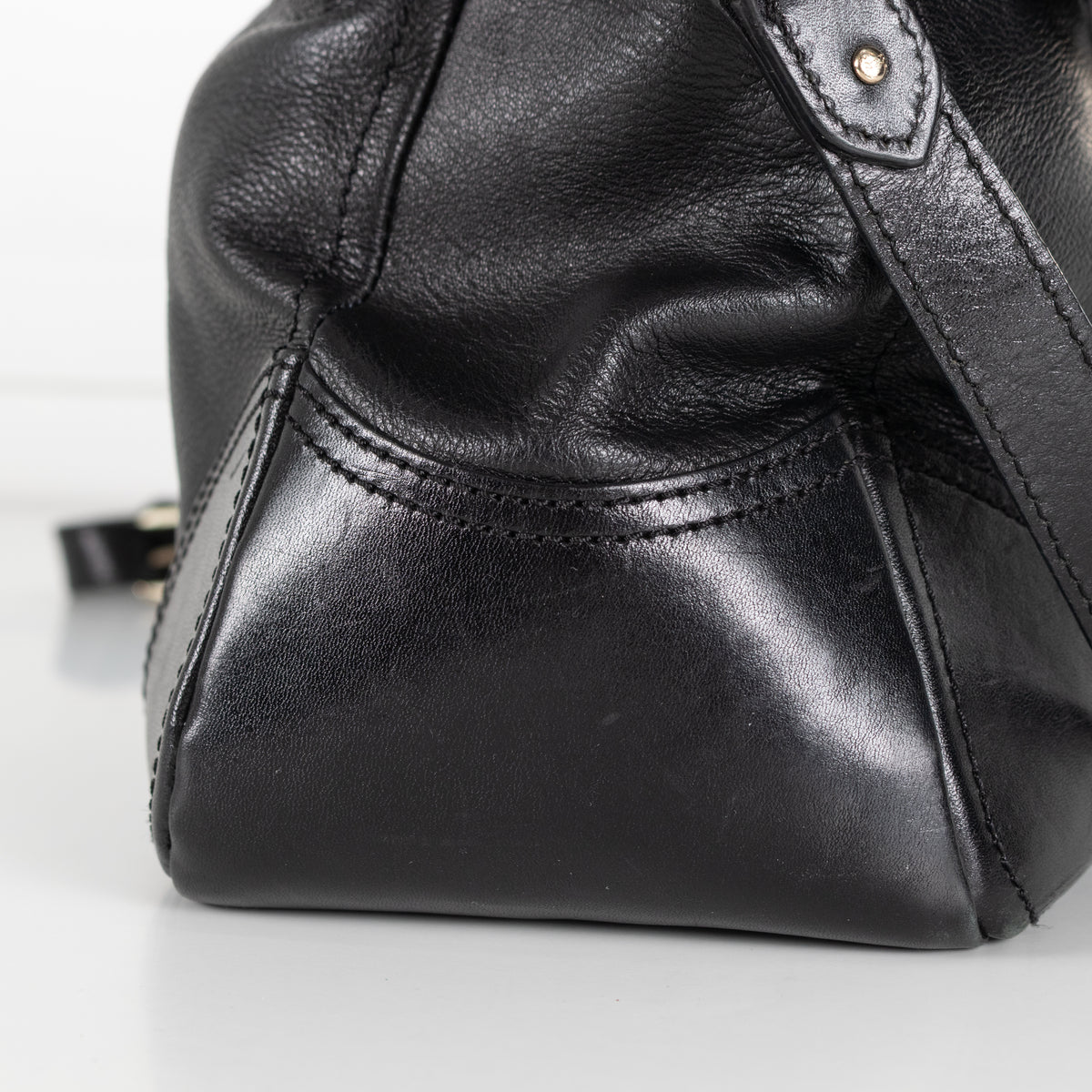 Aspinal of London Black Mollie Satchel Bag