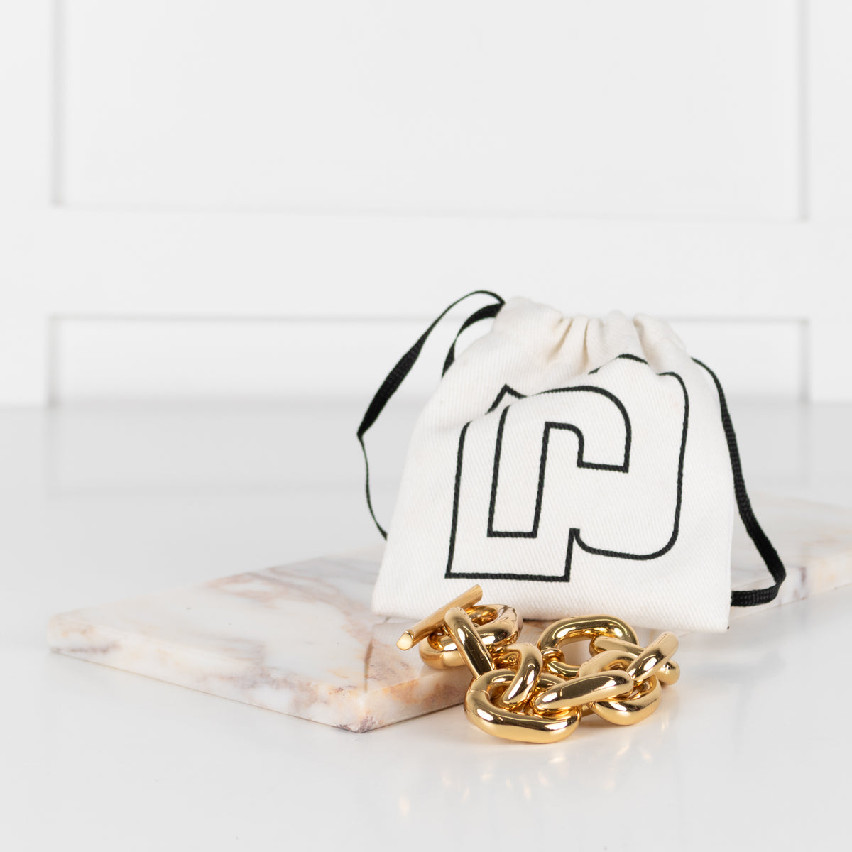 Paco Rabanne Gold Chain Bracelet