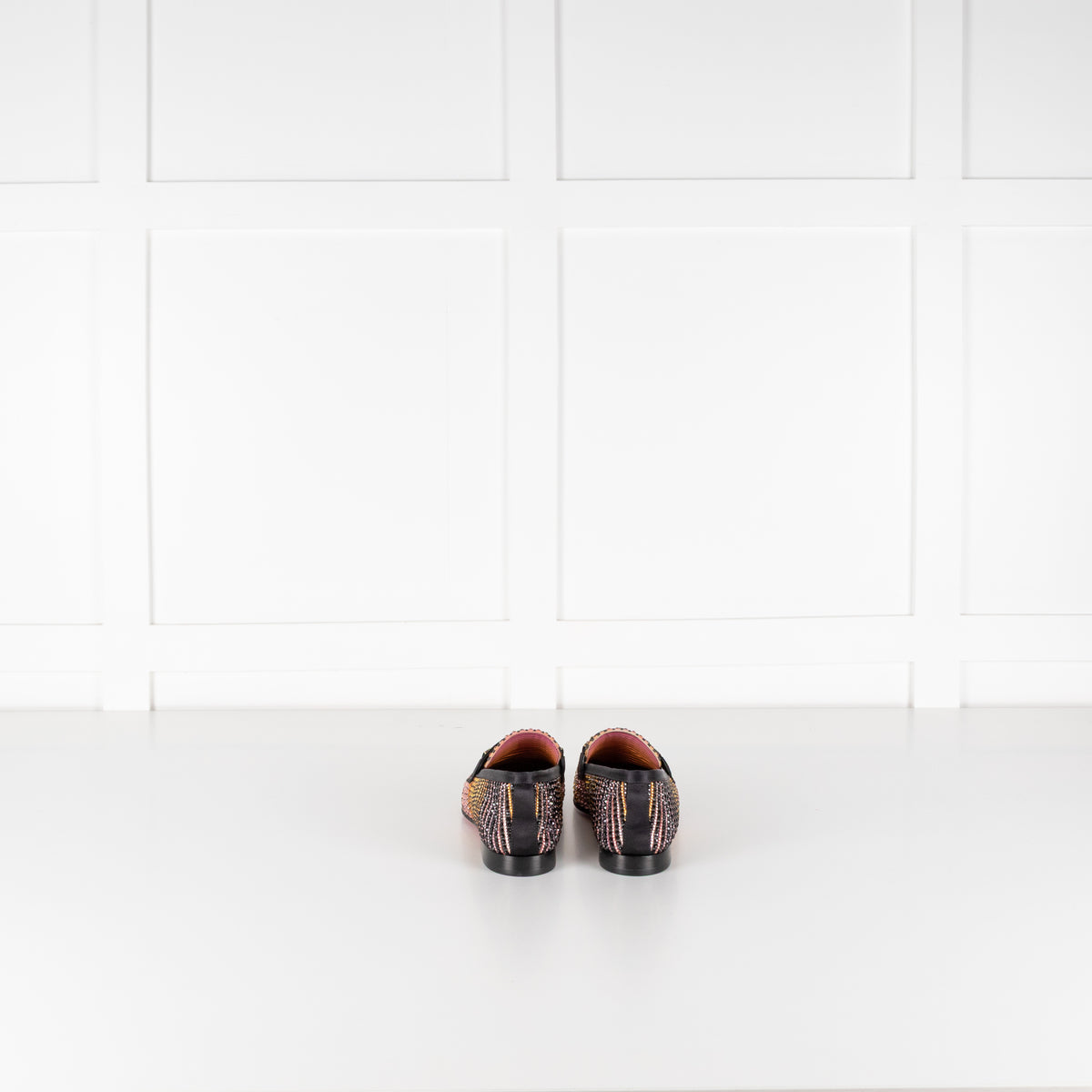 Christian Louboutin Multiclour Crystal Loafers