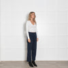 Veronica Beard Jeans Dark Navy Twill Trousers