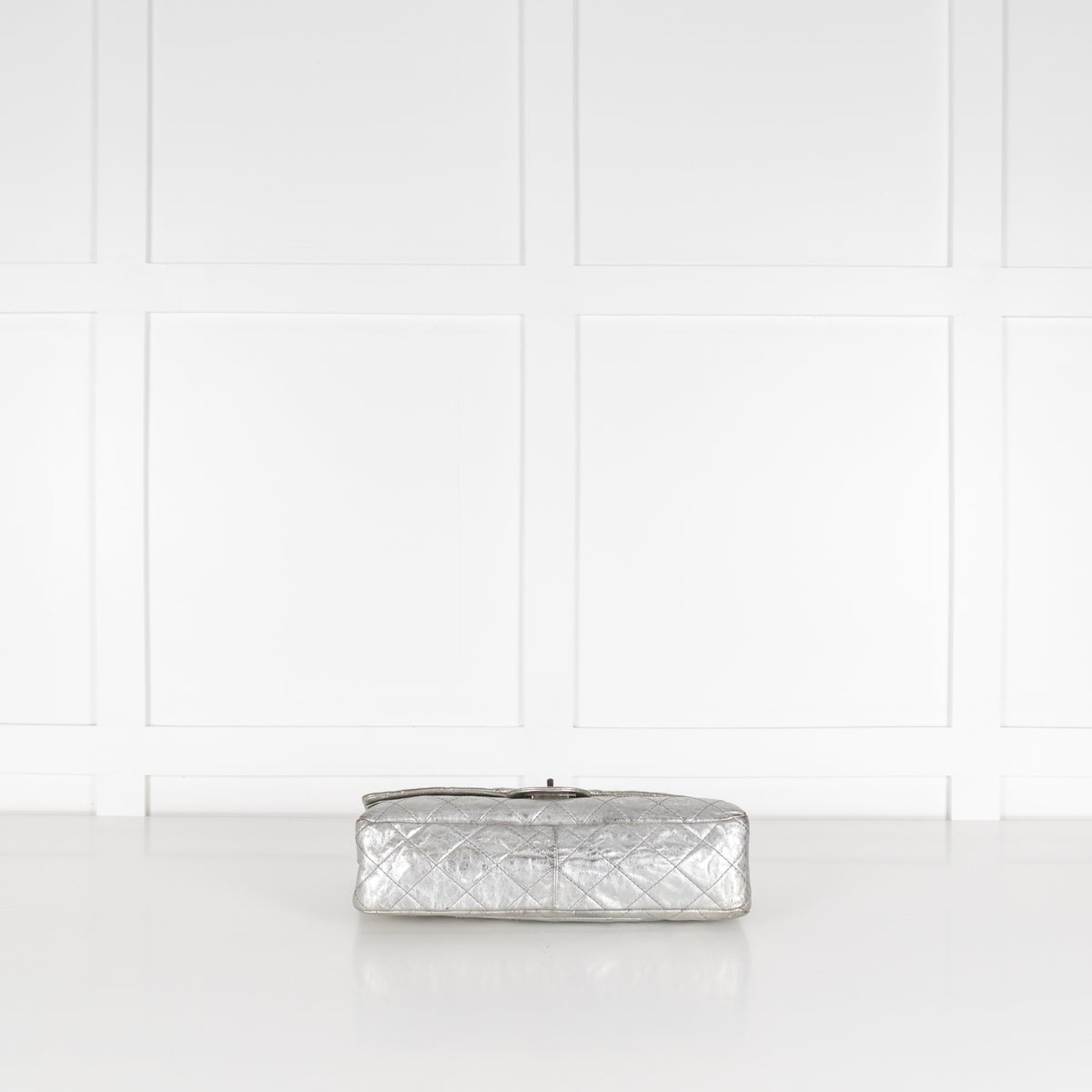 Chanel Silver Reissue 2.55 Leather Bag