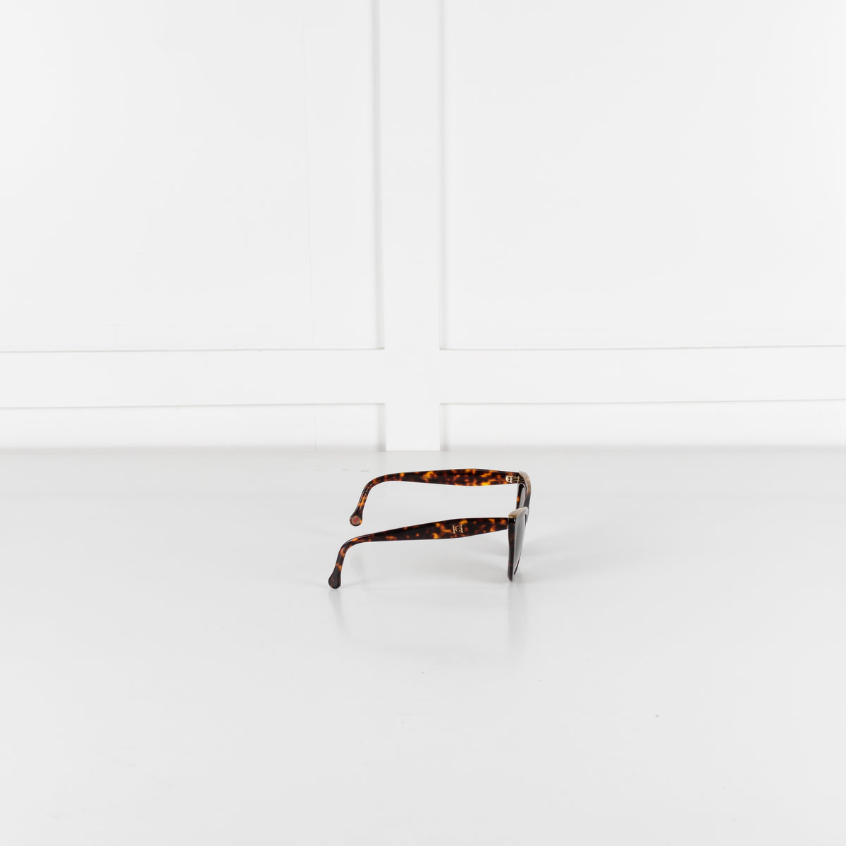 Carolina Herrera Brown Cats Eye Sunglasses