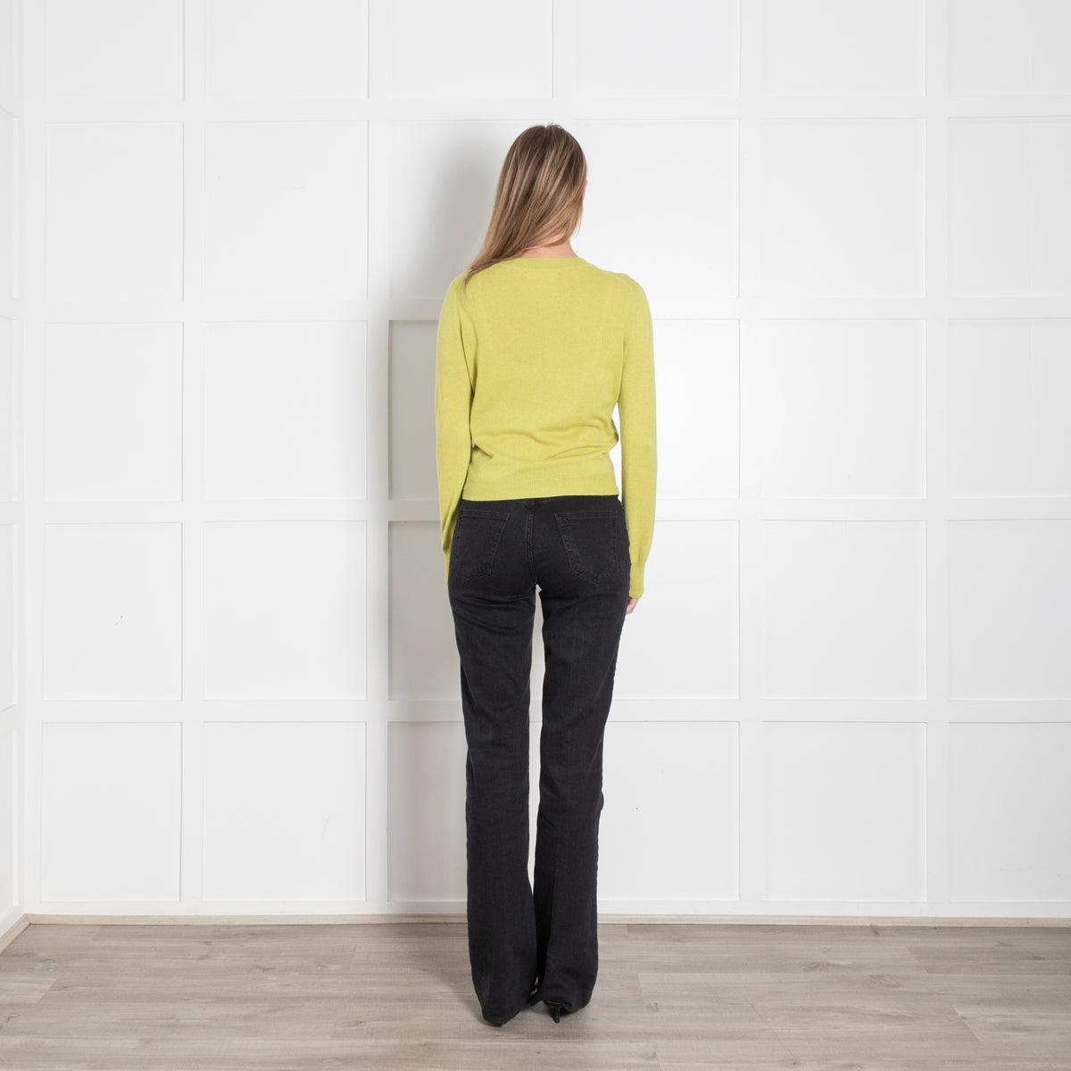 &Daughter Lime Green Wool Cardigan