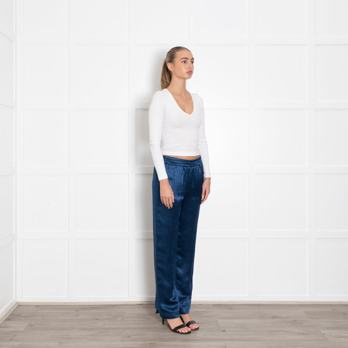 Rag & Bone Blue Side Stripe Trousers