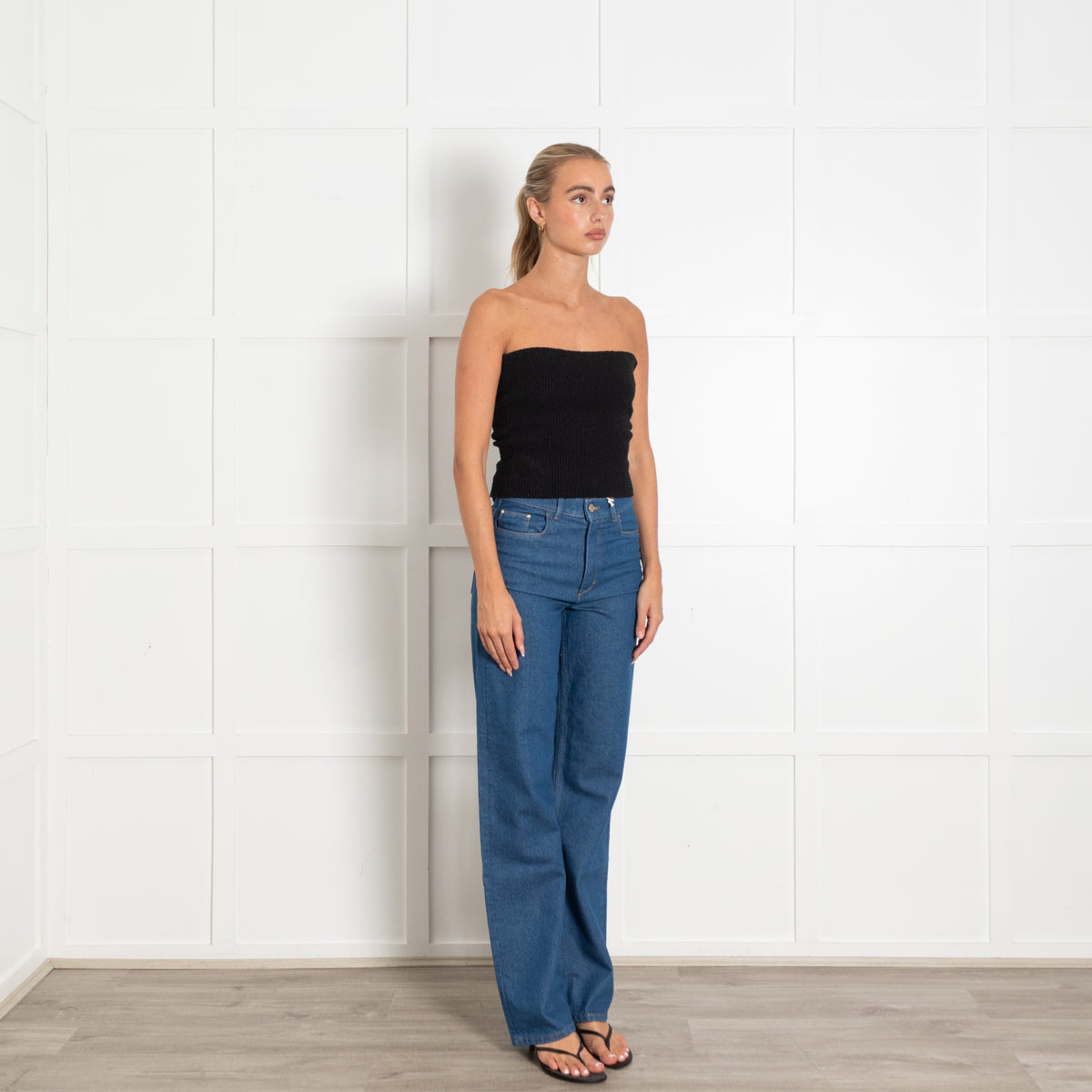 Wandler Blue Poppy Denim Jeans