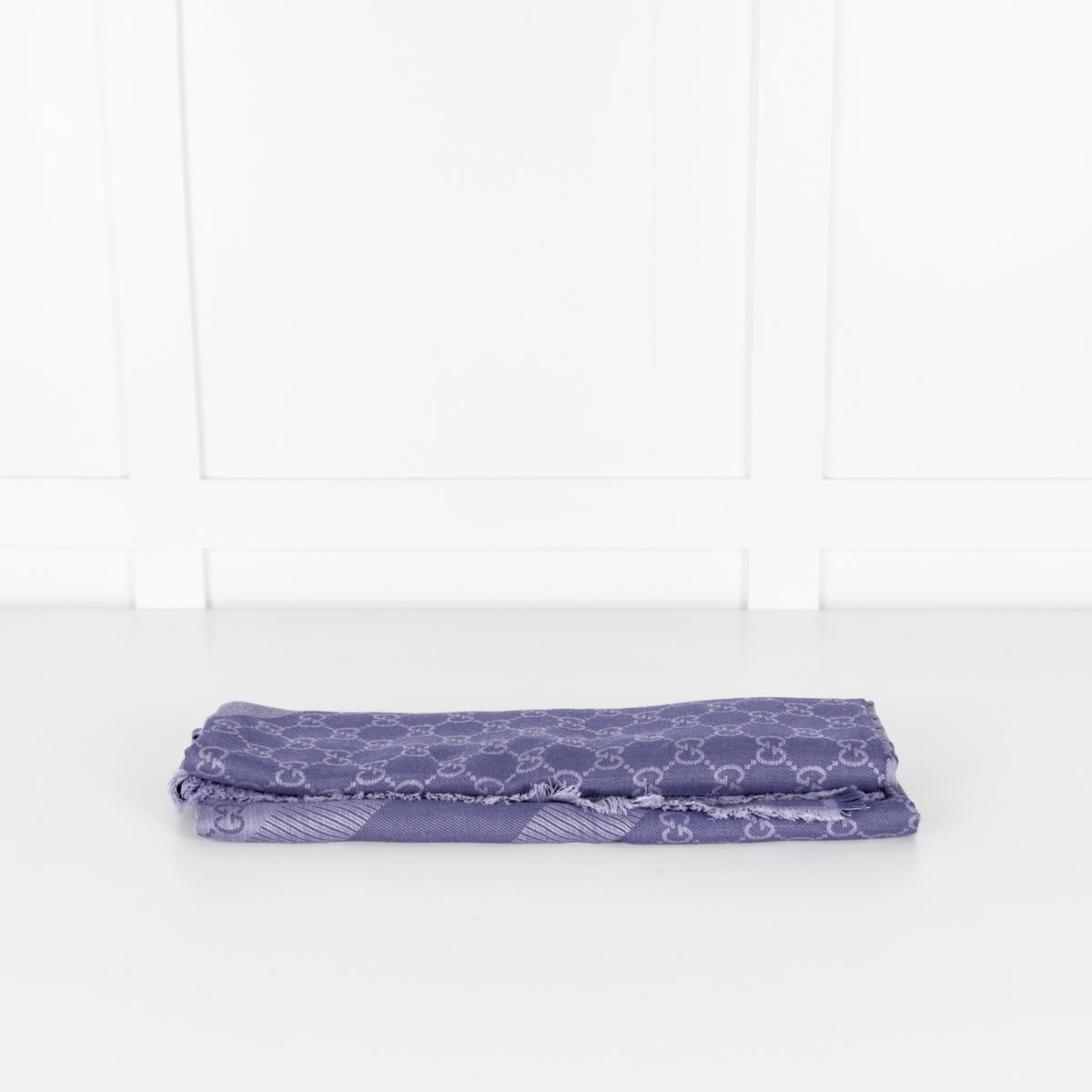 Gucci Dark Purple Square GG Scarf