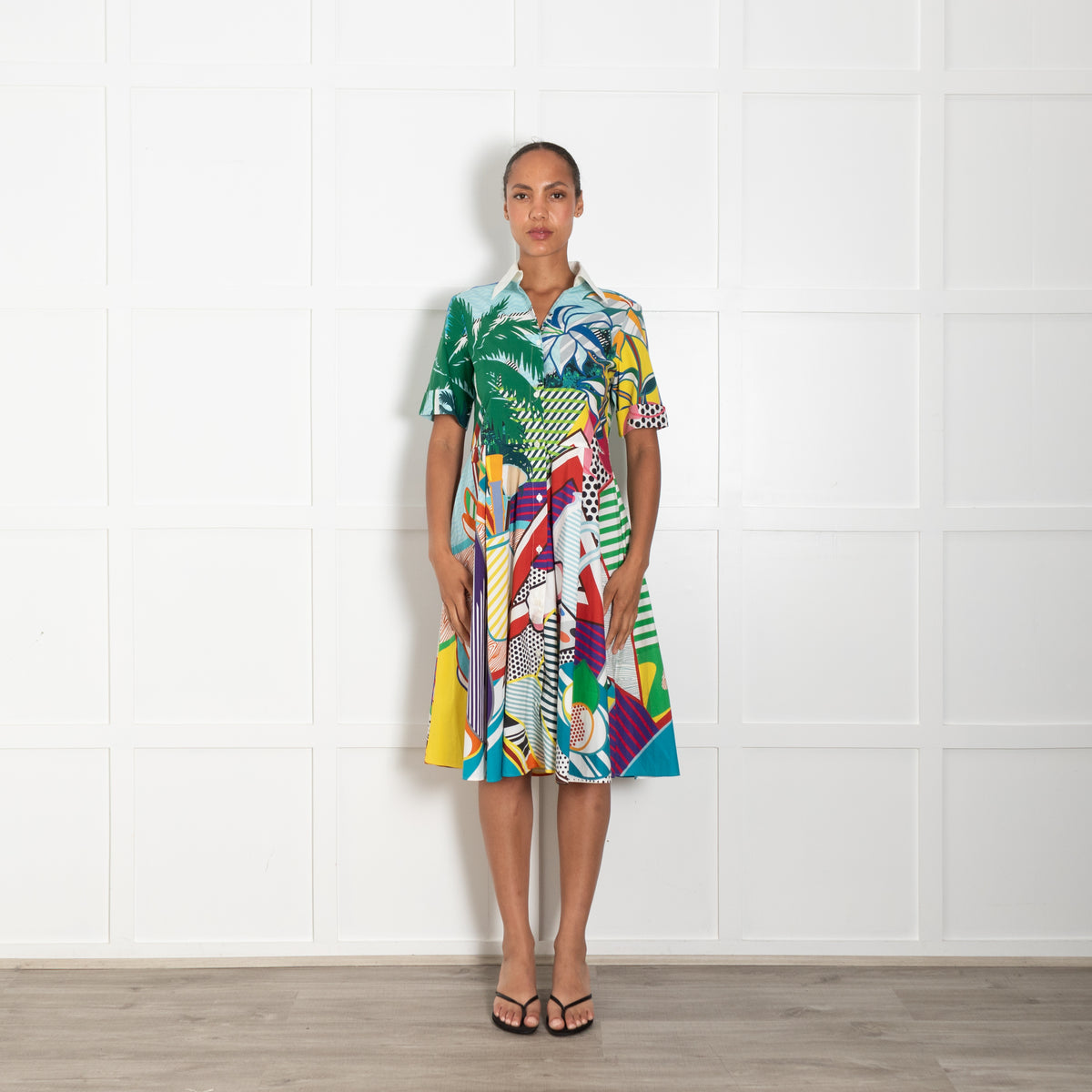 Mary Katrantzou Cecilia Pop Art-Print Dress