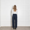 Veronica Beard Jeans Dark Navy Twill Trousers
