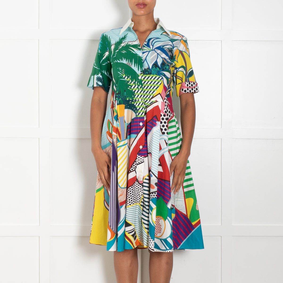 Mary Katrantzou Cecilia Pop Art-Print Dress