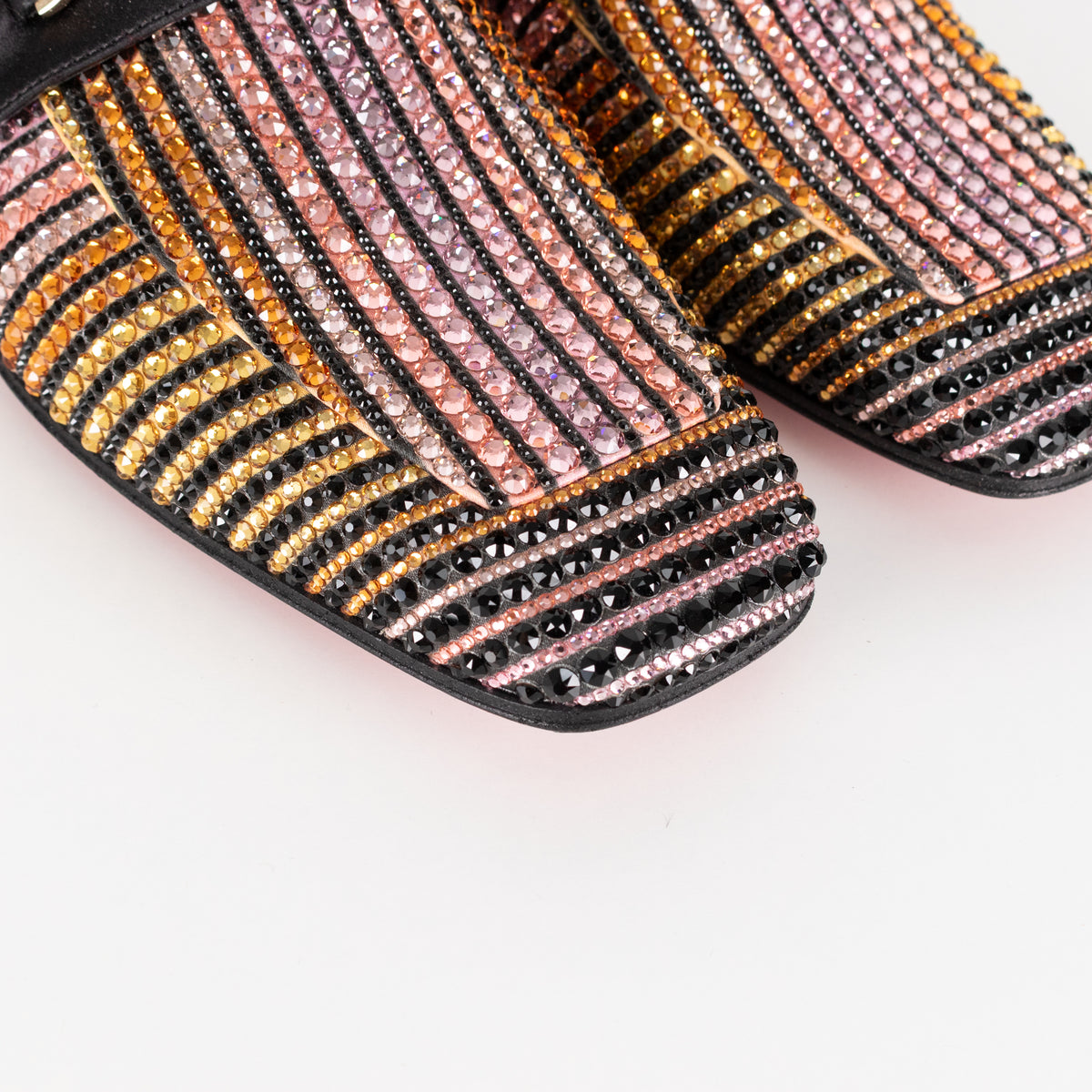 Christian Louboutin Multiclour Crystal Loafers