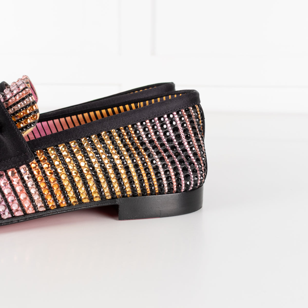Christian Louboutin Multiclour Crystal Loafers