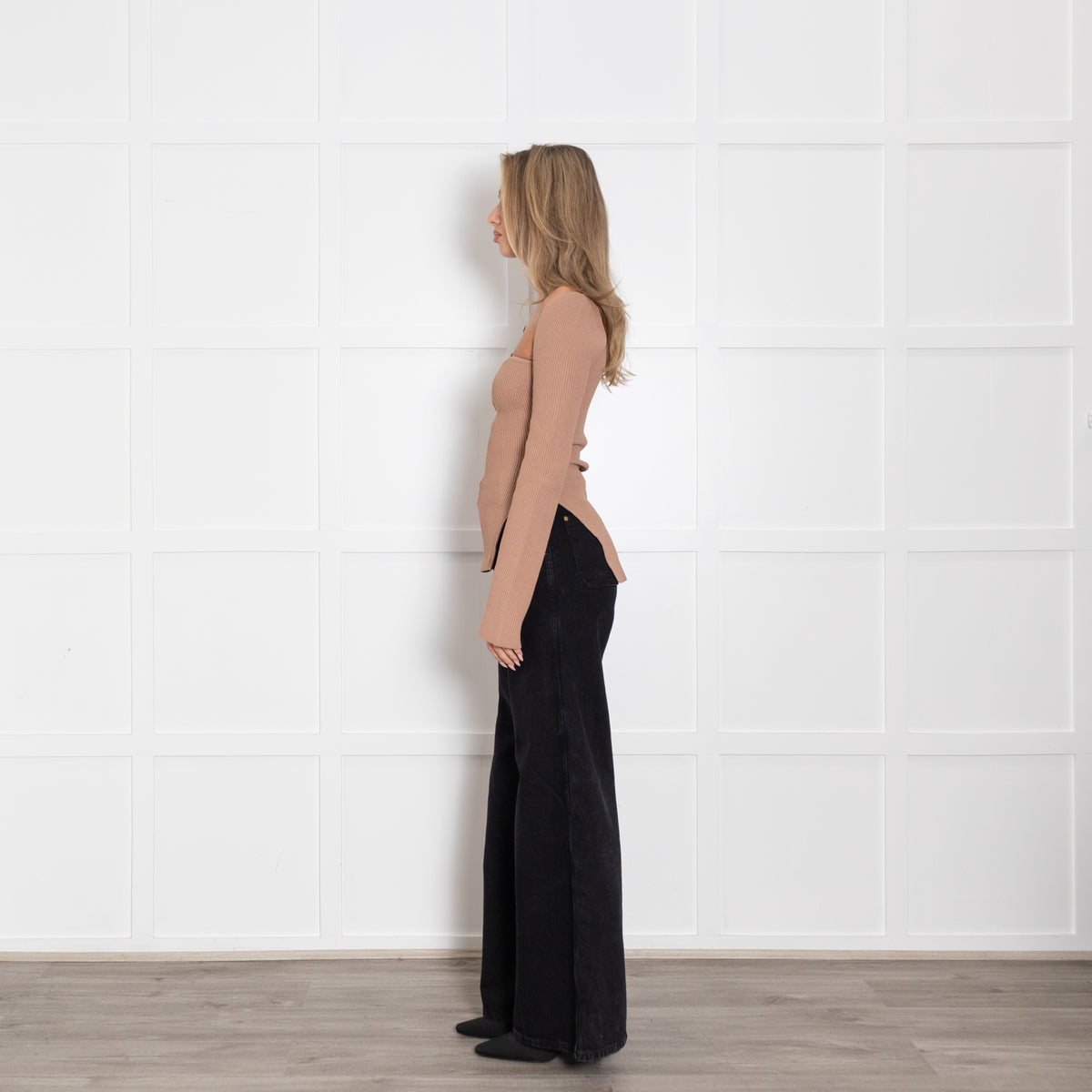 Khaite Camel Shaped Front Top