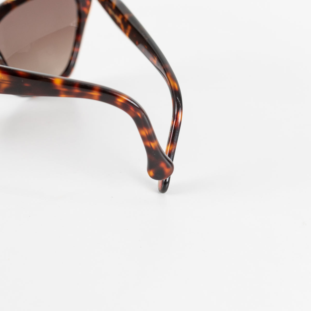 Carolina Herrera Brown Cats Eye Sunglasses