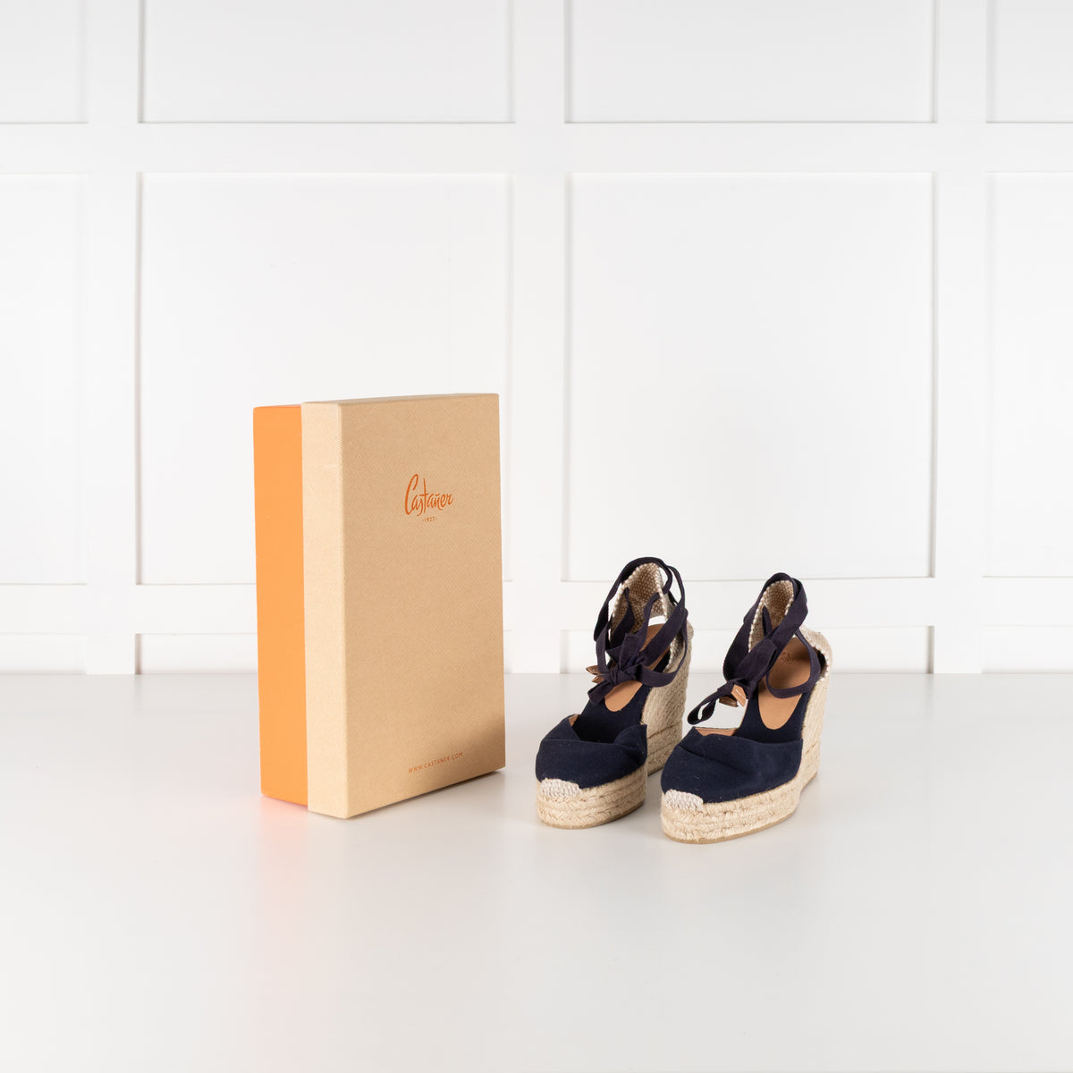 Castaner Navy Platform Espadrilles