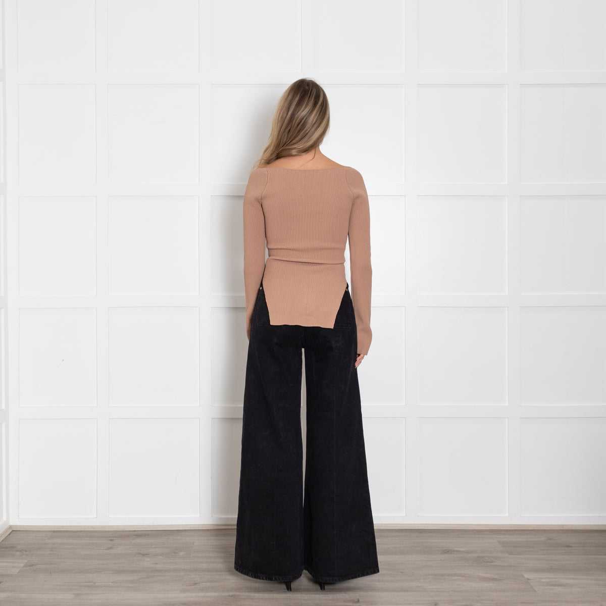 Khaite Camel Shaped Front Top