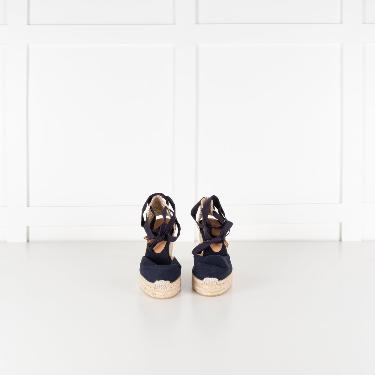 Castaner Navy Platform Espadrilles