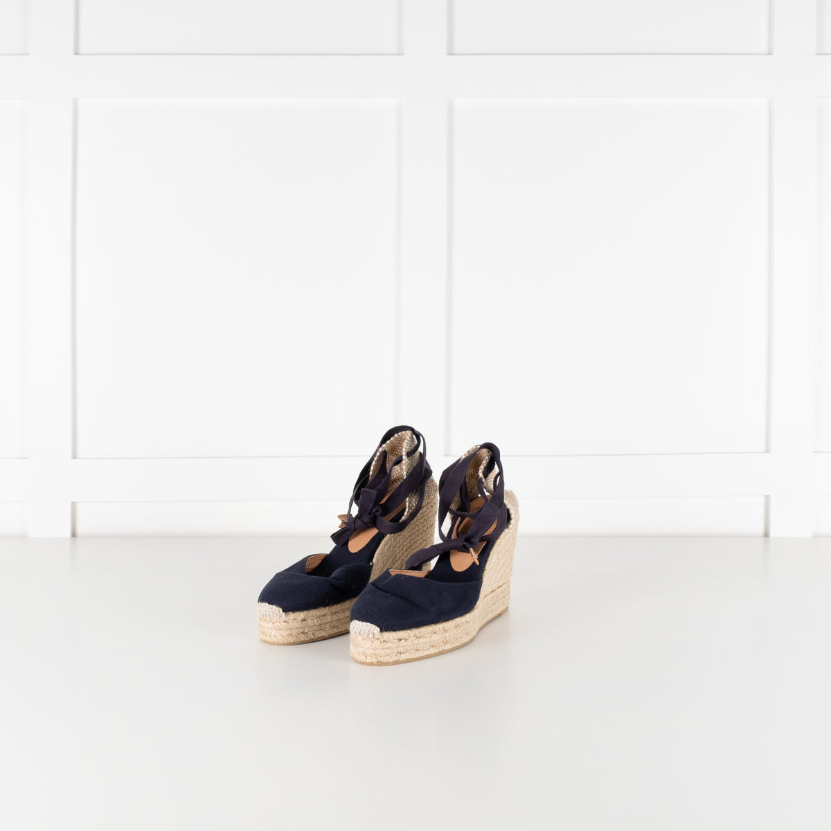 Castaner Navy Platform Espadrilles