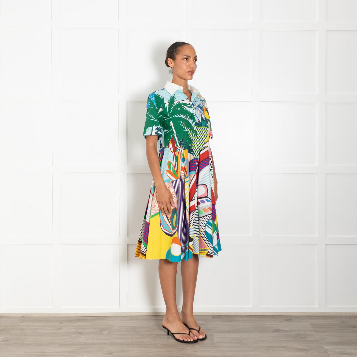 Mary Katrantzou Cecilia Pop Art-Print Dress