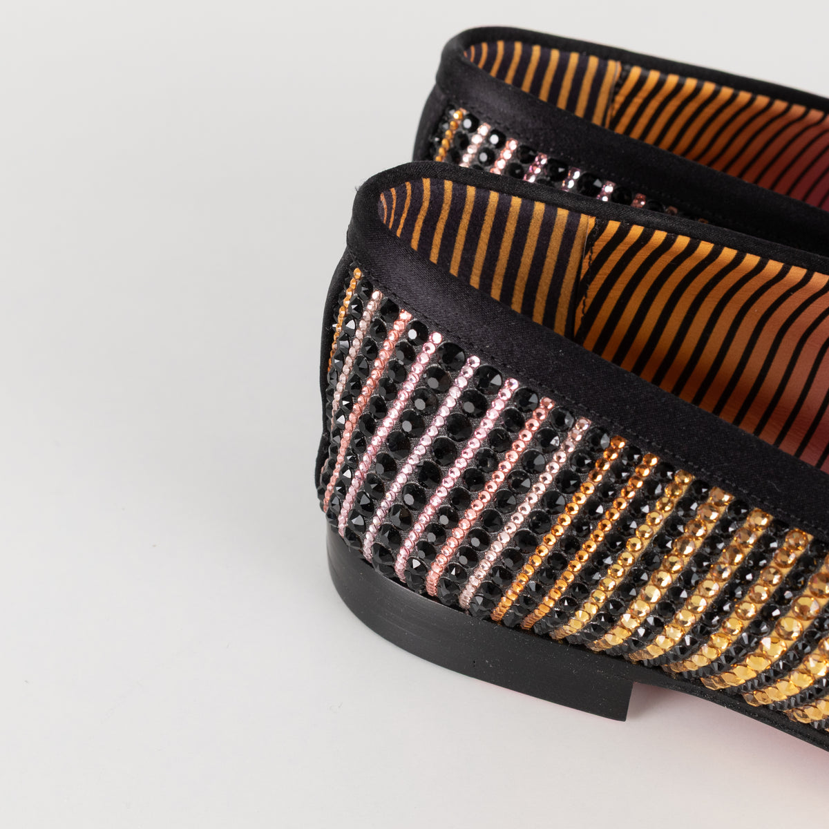 Christian Louboutin Multiclour Crystal Loafers
