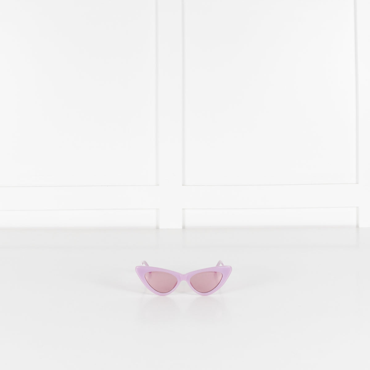 Linda Farrow The Attico Dora Purple Cat Eye Sunglasses