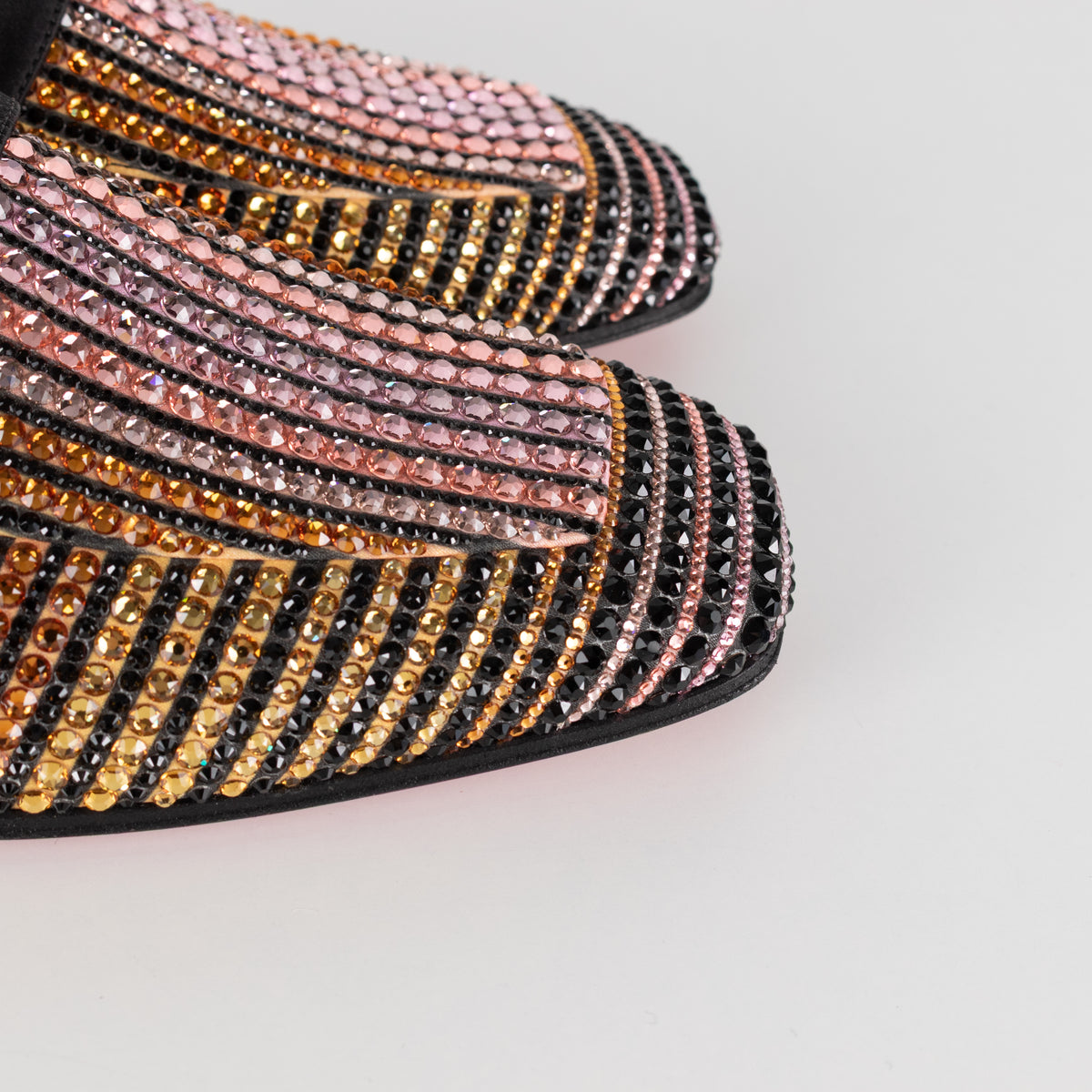 Christian Louboutin Multiclour Crystal Loafers