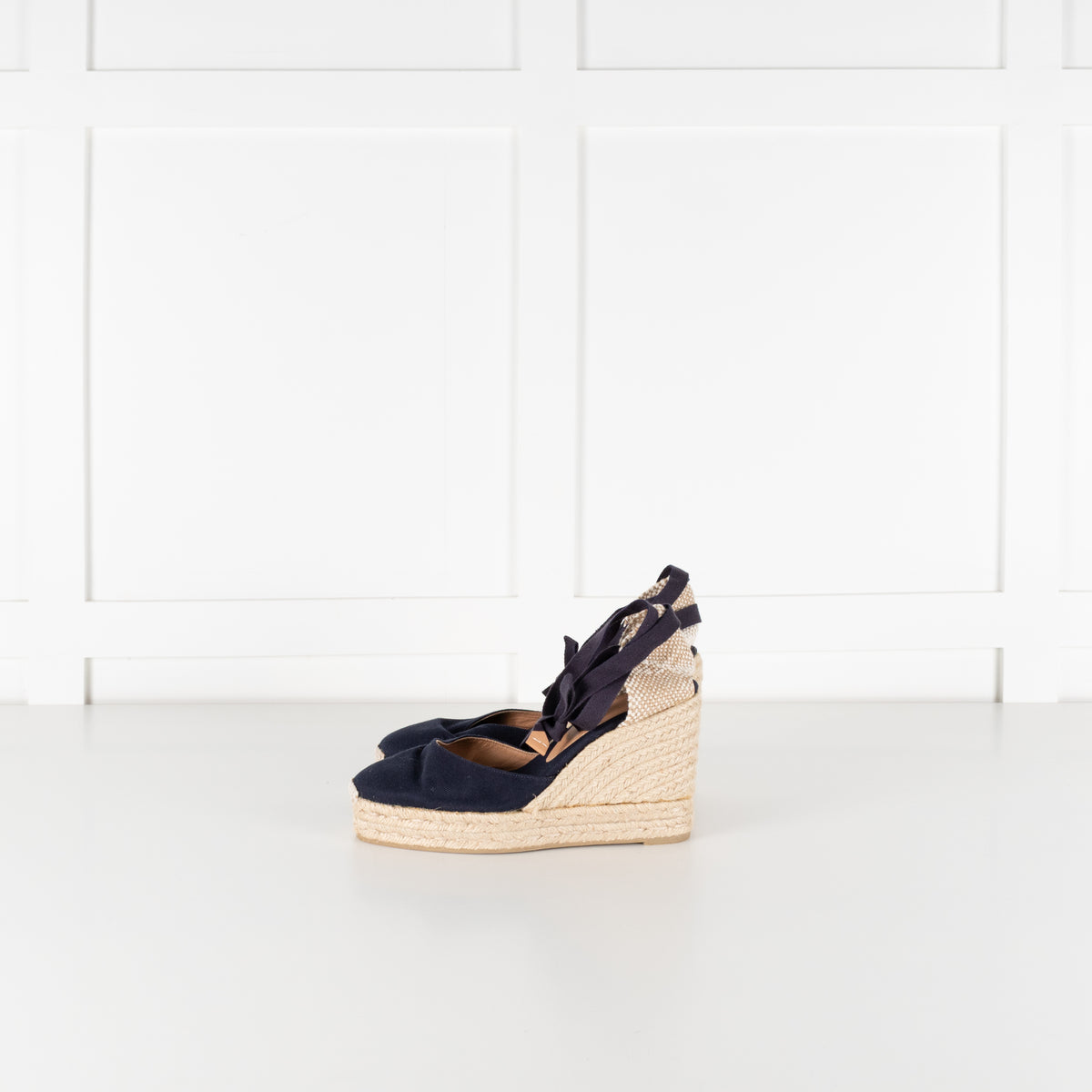Castaner Navy Platform Espadrilles