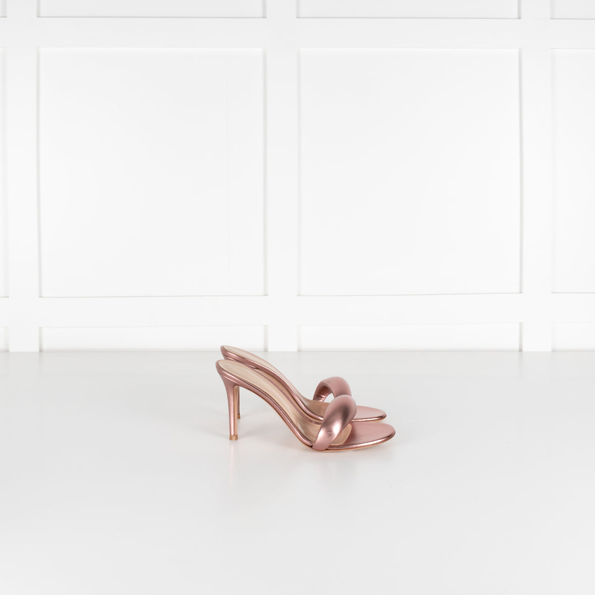 Gianvito Rossi Rose Gold Bijoux Mule