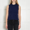 Soeur Royal Blue Wool Blend Knitted Vest Top