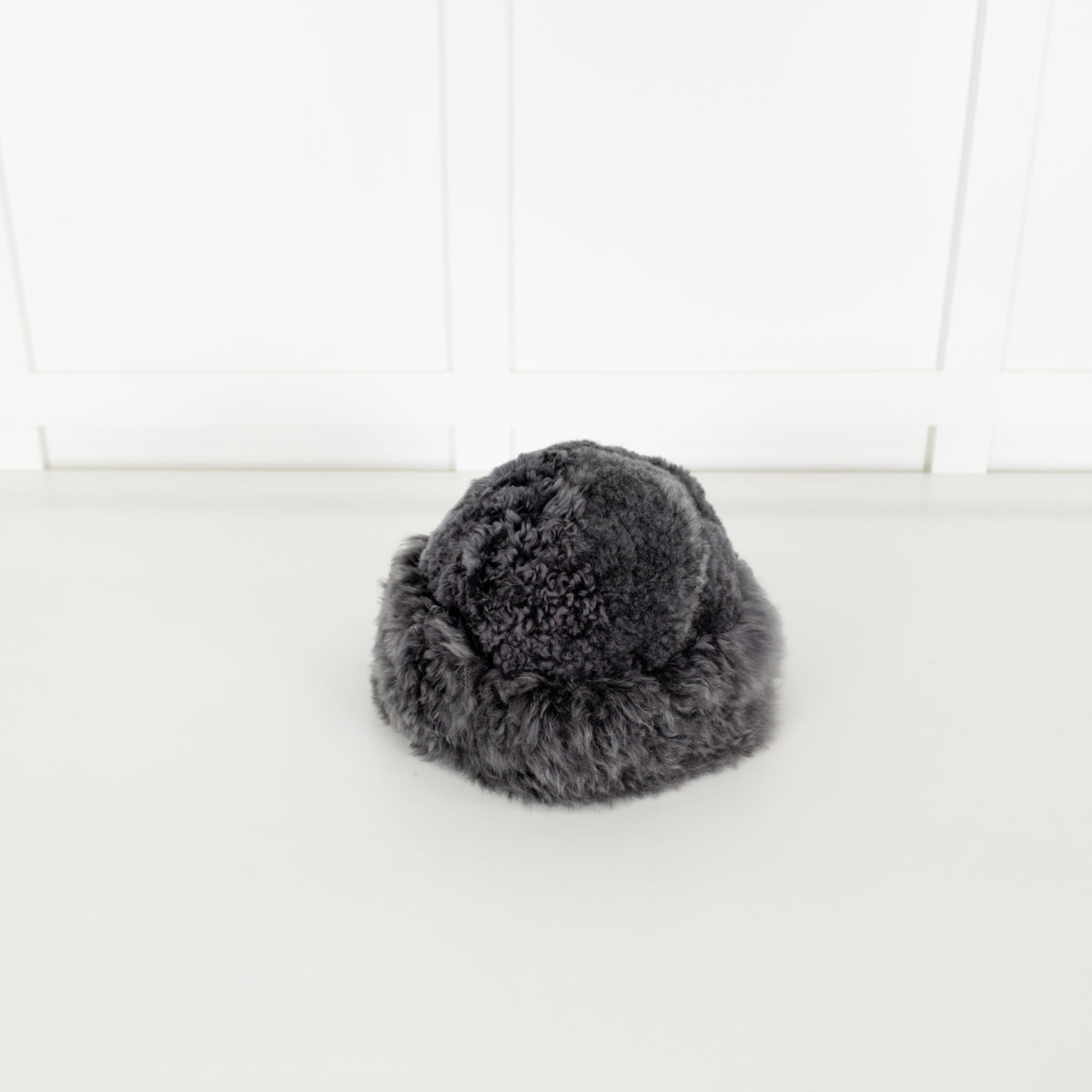 Lacorine Grey Alpaca Fur Hat