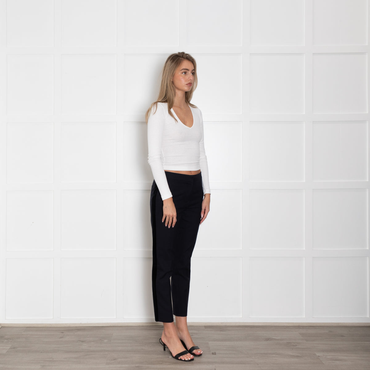 Me + Em Black Tuxedo Trousers