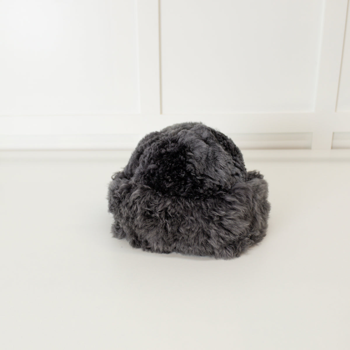 Lacorine Grey Alpaca Fur Hat
