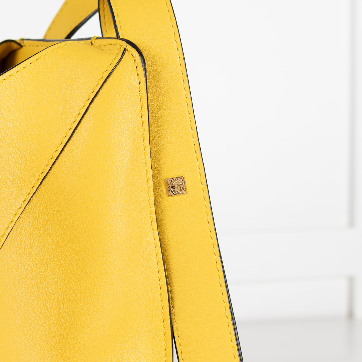 Loewe Yellow Leather Hammock Shoulder Bag