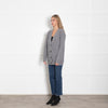 Rochas Grey Wool Oversized Cardigan