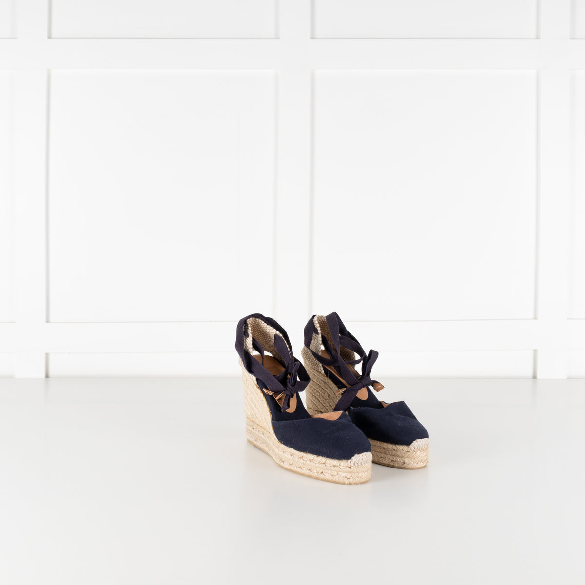 Castaner Navy Platform Espadrilles