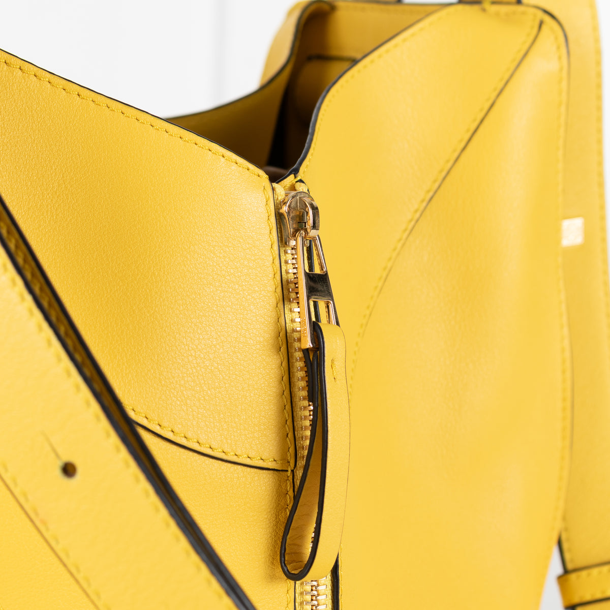 Loewe Yellow Leather Hammock Shoulder Bag