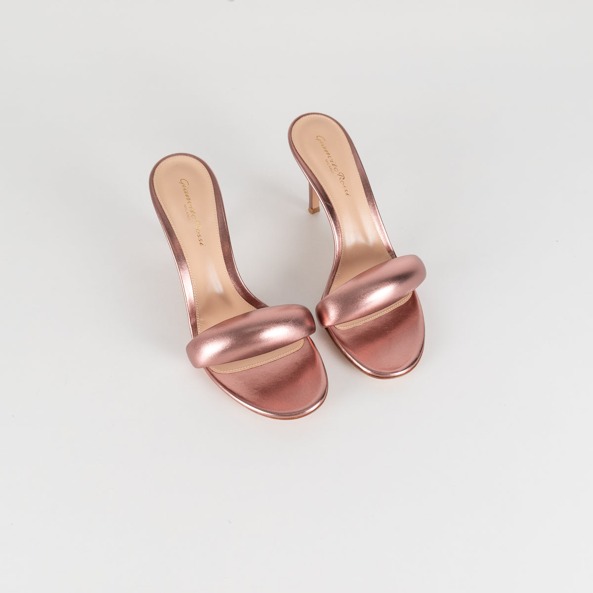 Gianvito Rossi Rose Gold Bijoux Mule
