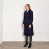 Tod's Navy Wool Military Coat