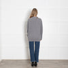 Rochas Grey Wool Oversized Cardigan