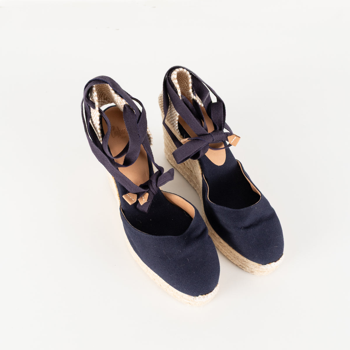 Castaner Navy Platform Espadrilles